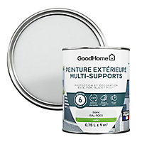 Peinture extérieure multi-supports GoodHome blanc RAL 9003 0,75L