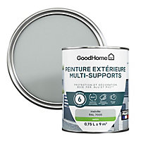 Peinture extérieure multi-supports GoodHome Melvil gris RAL 7035 0,75L