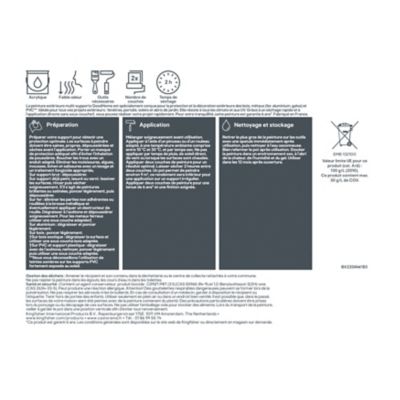 Peinture extérieure multi-supports GoodHome Tulsa gris RAL 7046 0,75L