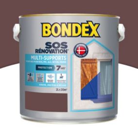 Peinture extérieure multi-supports SOS rénovation Bondex 2L brun