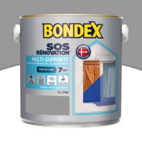 Peinture extérieure multi-supports SOS rénovation Bondex 2L cendre
