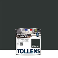 Peinture extérieure multi-supports Tollens satin noir 500ml