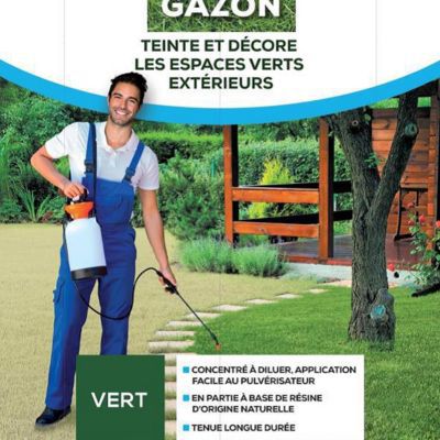 Spray Peinture Herbe Verte Prêt à L'emploi - Lot De 2, 60 Ml Chacun, Pour Pelouse Taches Sèches - 3