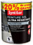 Peinture extérieure pour sol ultra résistante acier satin Syntilor 2,5L + 20% gratuit