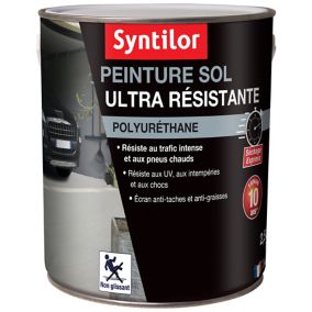 Peinture extérieure pour sol ultra résistante pierre blanche satin Syntilor 2,5L