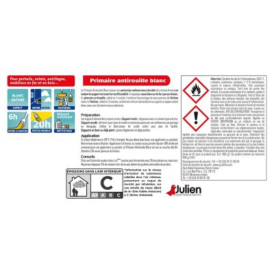 Primaire d'accrochage antirouille, protection des métaux ferreux