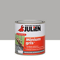 Peinture extérieure protection antirouille Minium Julien mat gris bleuté mat 0,5L
