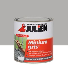 Peinture extérieure protection antirouille Minium Julien mat gris bleuté mat 2,5L