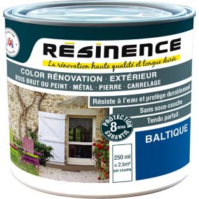 Peinture extérieure rénovation multi-supports Résinence baltique satin Résinence 0,25L