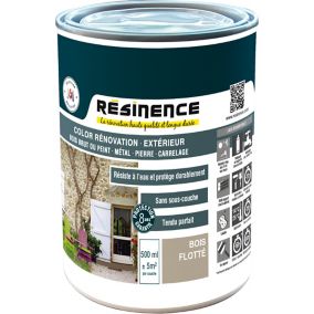 Peinture extérieure rénovation multi-supports Résinence bois flotté satin Résinence 0,5L