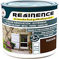 Peinture extérieure rénovation multi-supports Résinence havane satin Résinence 0,25L