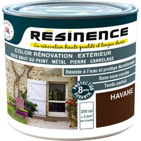 Peinture extérieure rénovation multi-supports Résinence havane satin Résinence 0,25L