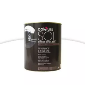 Peinture extérieure sol Colours Premium blanc satin 0,5L