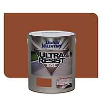 Peinture extérieure sol Dulux Valentine Ultra Resist satin 2,5L rouge