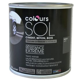 Peinture extérieure sol Premium basalte satin Colours 0,5L