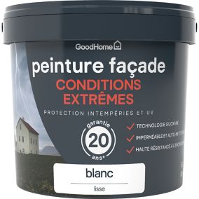 Peinture façade autonettoyante Premium GoodHome blanc 5L