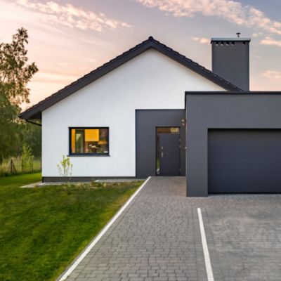 Peinture façade GoodHome Classique blanc lisse 10L +20% gratuit
