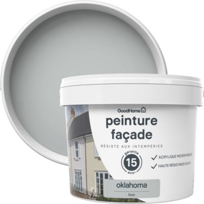 Peinture façade GoodHome Classique gris oklahoma lisse 10L