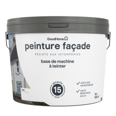 Peinture façade GoodHome mat base A 10L