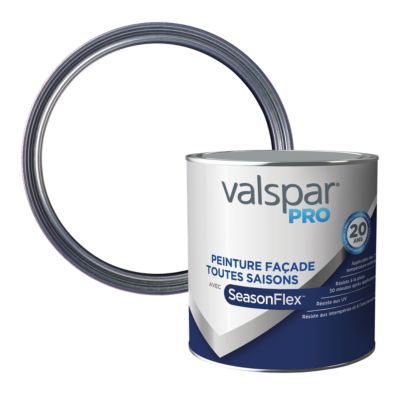 Peinture façade toutes saisons SeasonFlex Valspar Pro mat base 4 2,5L