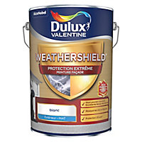Peinture façade Weathershield Protection Extrême Dulux Valentine mat blanc 5L