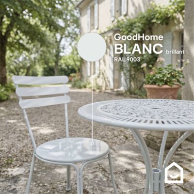Peinture fer extérieur anti-rouille blanc brillant GoodHome 2 L