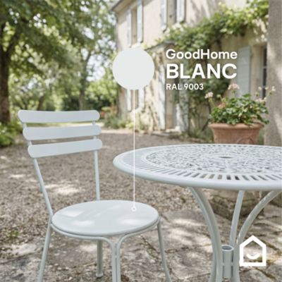 Peinture fer extérieur anti-rouille blanc satin GoodHome 2 L