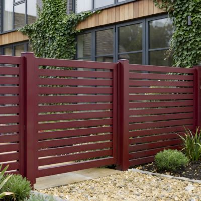 Peinture fer extérieur anti-rouille rouge sendai RAL 3004 satin GoodHome 0.5 L