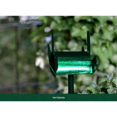 Peinture fer extérieur direct sur rouille vert épicéa martelé Hammerite 0.75 L