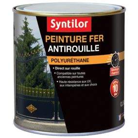 Peinture fer Syntilor Ultra Protect blanc satin 0,5L