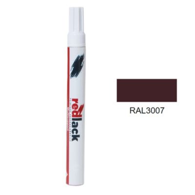 Peinture feutre retouche Rouge noir RAL 3007 Satiné multisupport Redlack