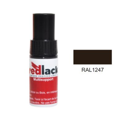 Peinture flacon retouche Bronze 1247 RAL 1247 Mat multisupport Redlack