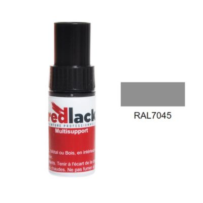 Peinture flacon retouche Telegris 1 RAL 7045 Brillant multisupport Redlack