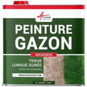 Peinture Gazon, Pelouse, Végétation : ARCAGREEN Vert - 4 L - ARCANE INDUSTRIES