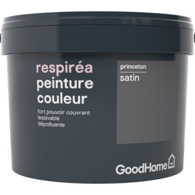 Peinture GoodHome Respiréa gris Princeton satin 2,5L