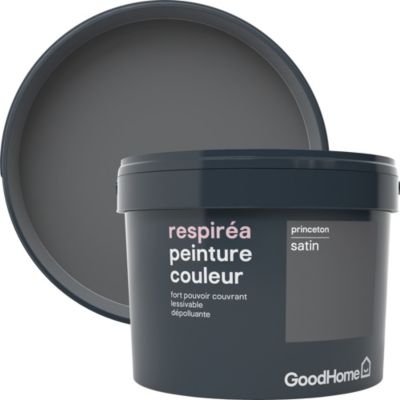 Peinture GoodHome Respiréa gris Princeton satin 2,5L