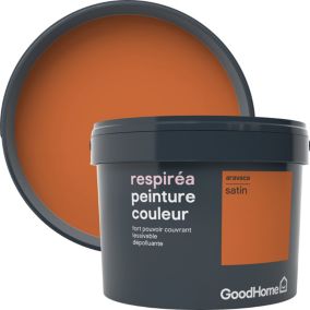 Peinture GoodHome Respiréa orange Aravaca satin 2,5L