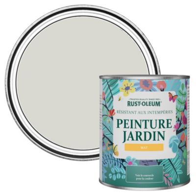 Peinture Grise pour Jardin et terrasse, Finition Mate - RUST-OLEUM - Bouleau 750ml