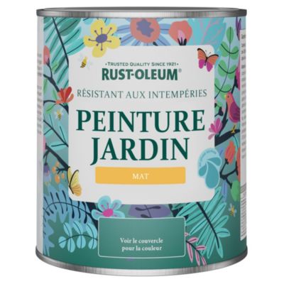 Peinture Grise pour Jardin et terrasse, Finition Mate - RUST-OLEUM - Bouleau 750ml