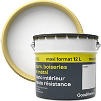 Peinture haute résistance blanc satin GoodHome 10L + 20% gratuit