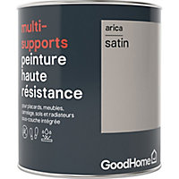 Peinture haute résistance multi-supports GoodHome beige Arica satin 0,75L