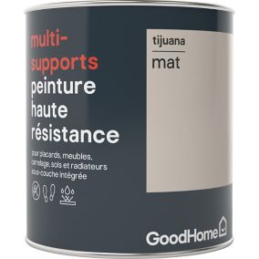 Peinture haute résistance multi-supports GoodHome beige Tijuana mat 0,75L