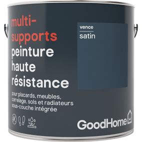 Peinture haute résistance multi-supports GoodHome bleu Vence satin 2L