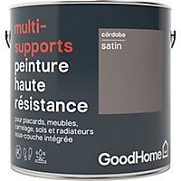 Peinture haute résistance multi-supports GoodHome marron Córdoba satin 2L