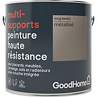 Peinture haute résistance multi-supports GoodHome or Long Beach métallisé 2L