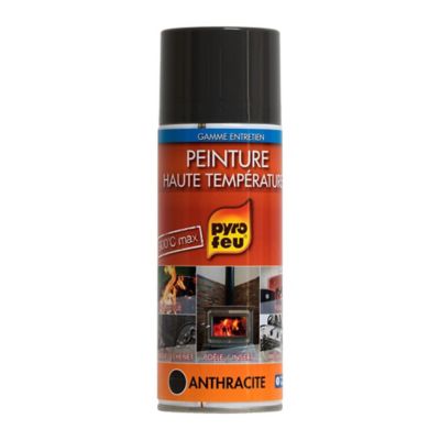 Peinture haute température Anthracite en aérosol de 400 ml
