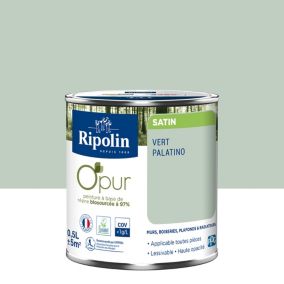 Peinture intérieure Ripolin O'Pur vert palatino satin 0,5L
