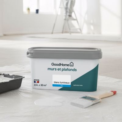 Peinture intérieur GoodHome blanc mat 2,5L