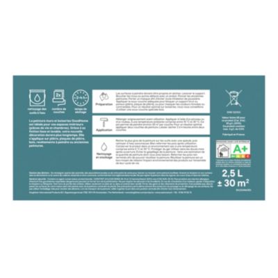 Peinture intérieure couleur GoodHome Cancún beige 2L