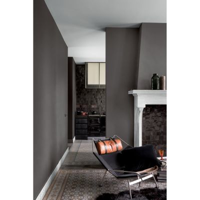 Peinture intérieure couleur mur et plafond Valentine mat velouté noir magnétite 0,5L